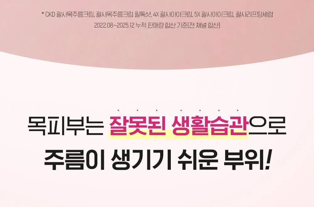 [160만개판매]CKD 레티노콜라겐 저분자 300 괄사 목주름 크림 50ml 1+1 기획 상세페이지 4